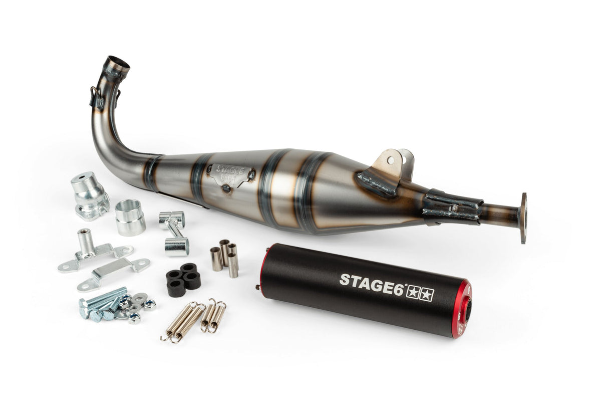 Exhaust Stage6 StreetRace Peugeot 103 SPX Red / Black