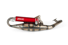 Exhaust Yasuni R Derbi Atlantis / Peugeot horizontal AC red