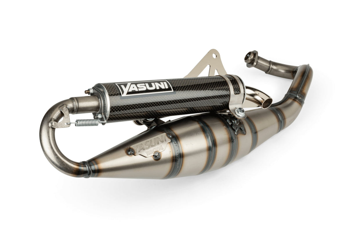 Exhaust Yasuni R Derbi Atlantis / Peugeot horizontal AC carbon