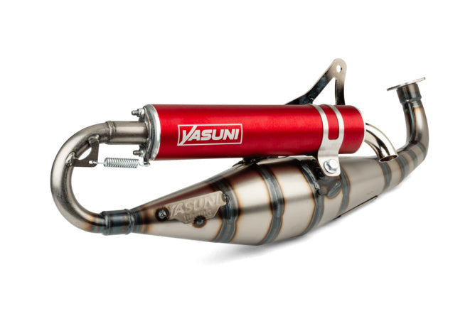 Yasuni C21 Udstødning Minarelli Horisontal Rød – High-End Racing Performance