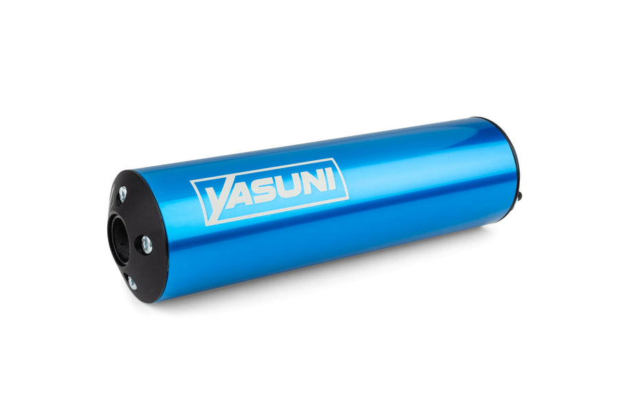 Silencer Yasuni 50cc Motorcycle Blue (right side)