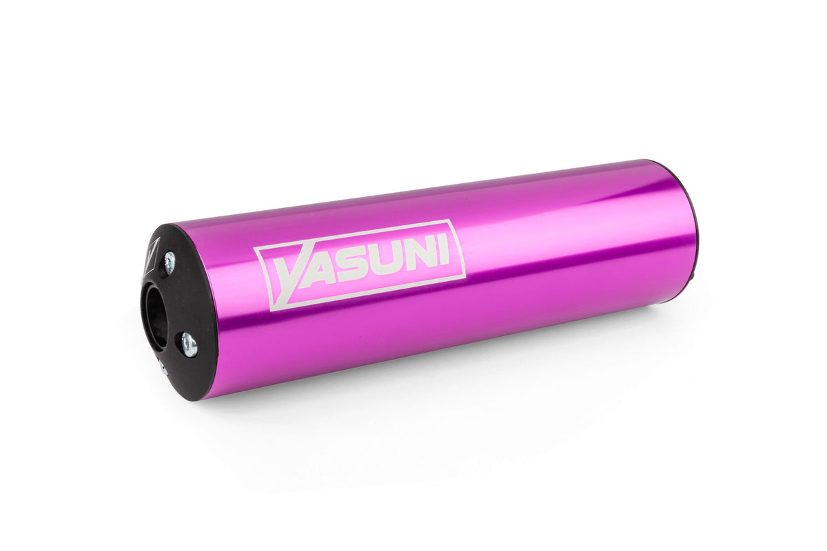 Silencer Yasuni 50cc Motorcycle Purple (right side)
