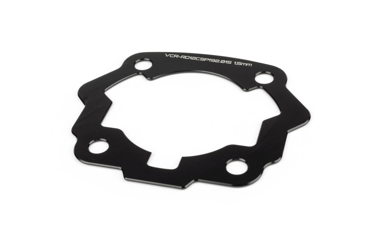 Cylinder Spacer 1,5mm Voca Derbi Euro 2 Black