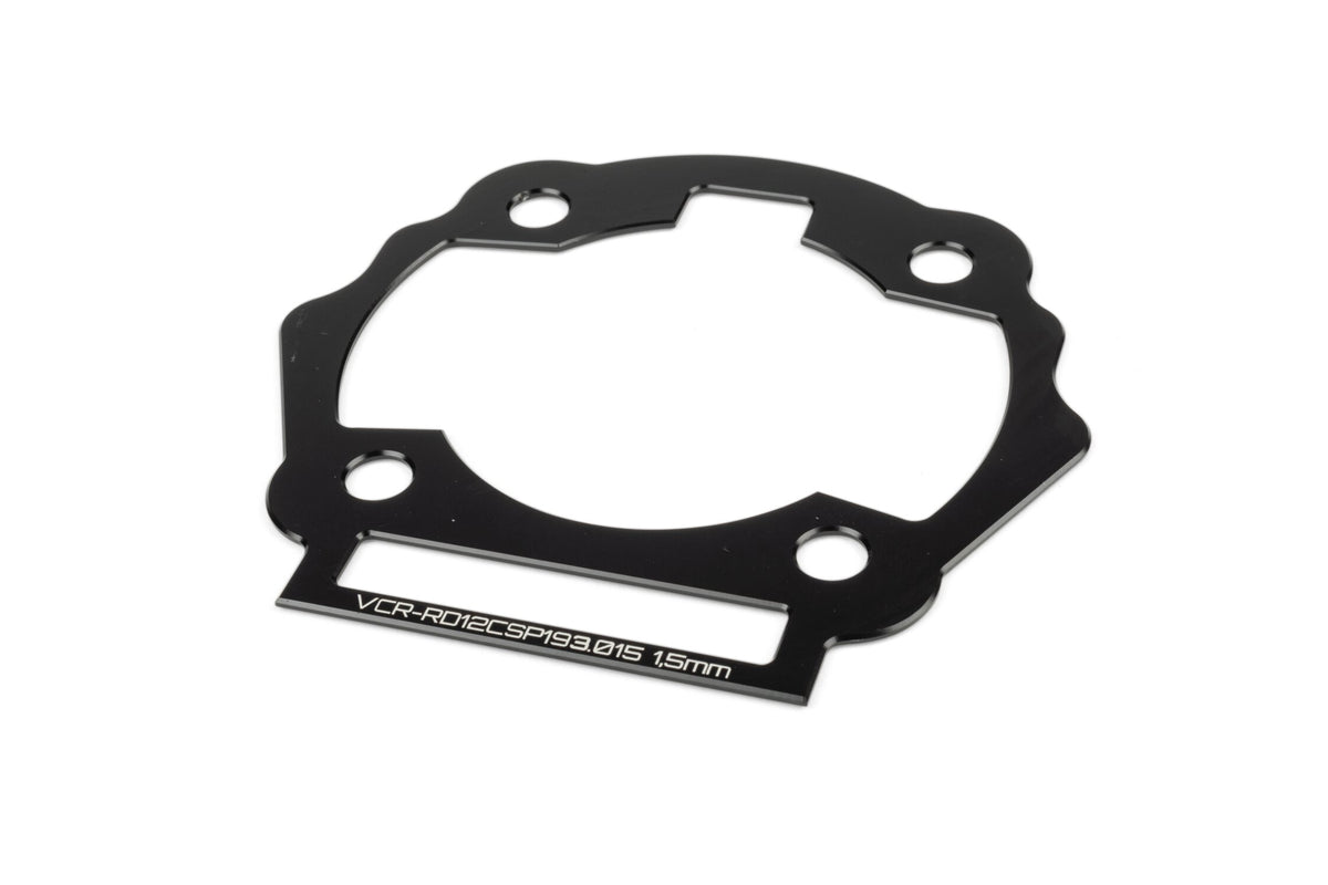 Cylinder Spacer 1,5mm Voca Derbi Euro 3/4 Black