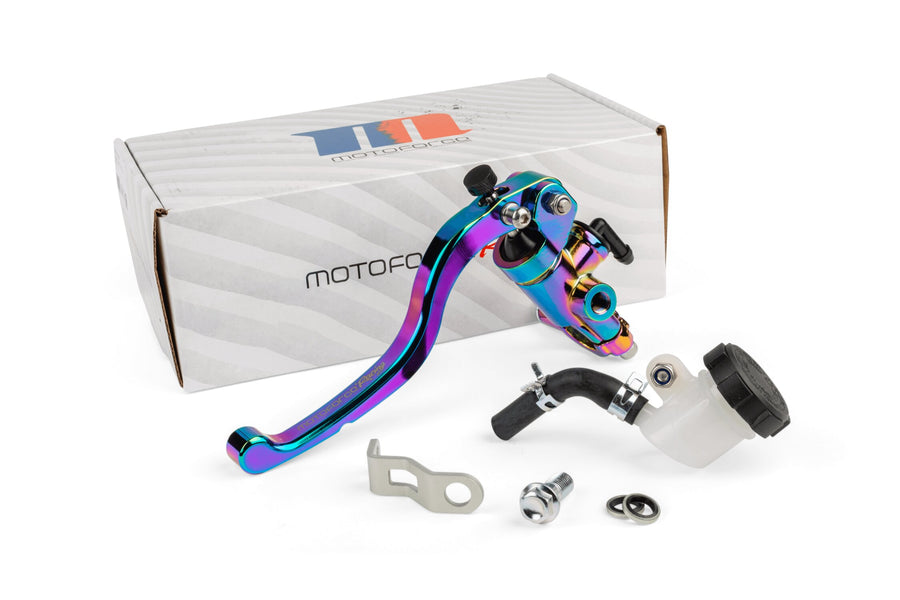 Brake Master Cylinder + Lever front radial Motoforce Racing Neochrome