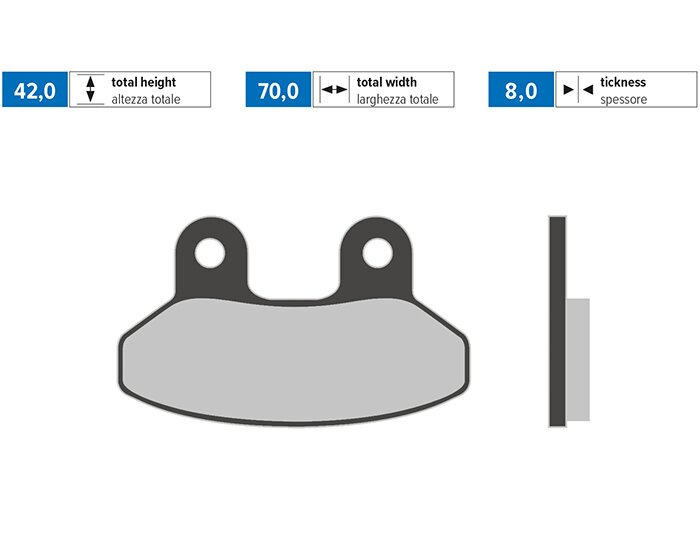 Brake Pads Polini Original Sym