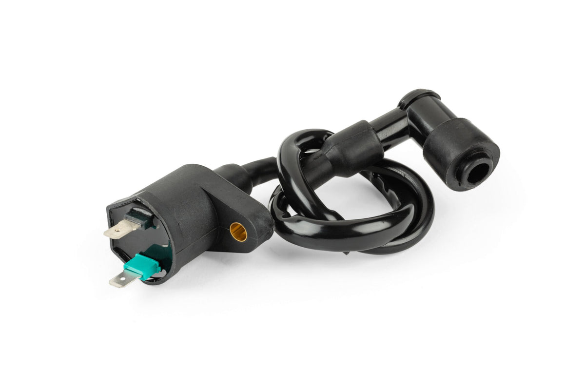 Ignition Coil OEM quality 2 pins, 90° cap, universal