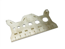 Screw Size and Thread Pitch Gauge