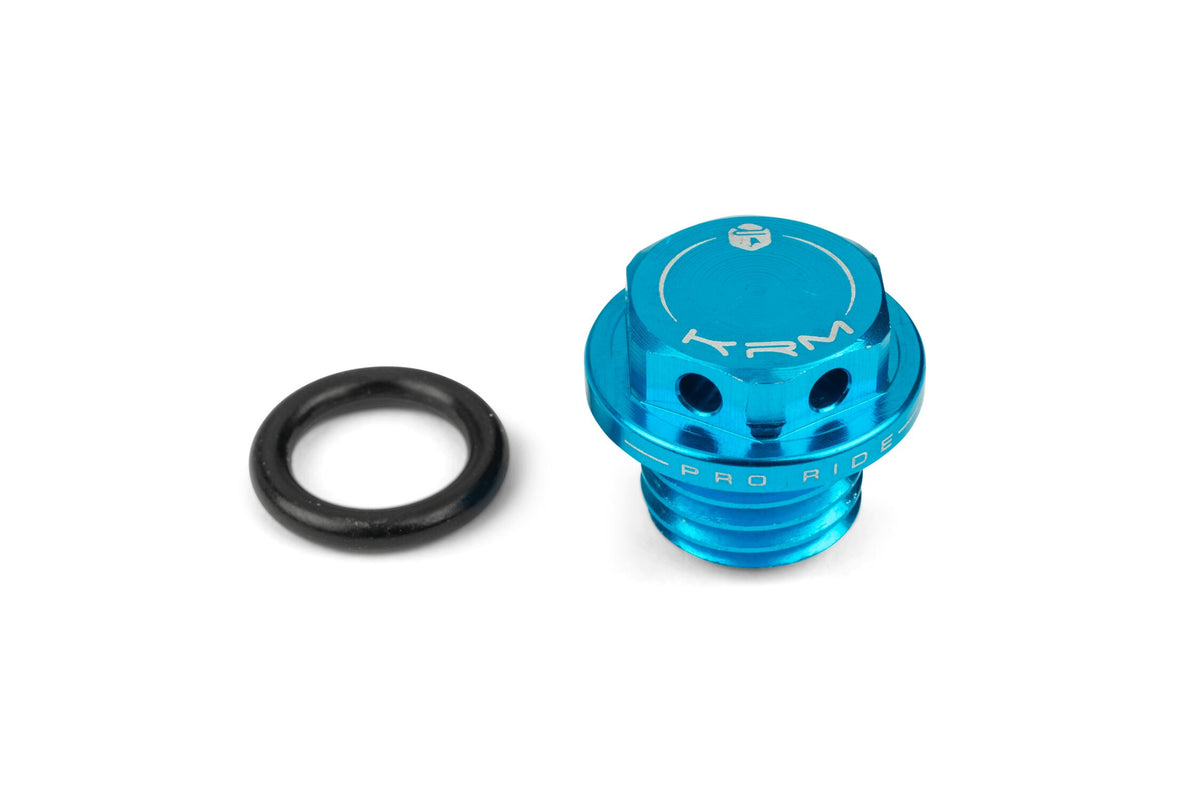 Oil inlet screw KRM Minarelli AM6 turquoise