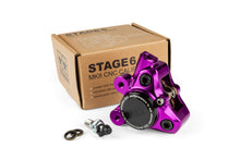 Front Brake Caliper CNC alu Stage6 Minarelli / Piaggio / Peugeot purple