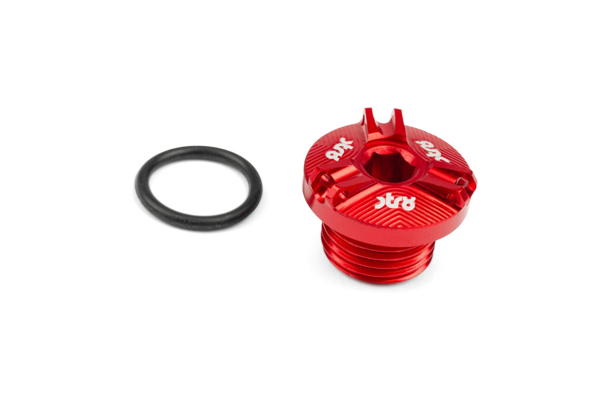 Oil Filler Cap Str8 AM6 red