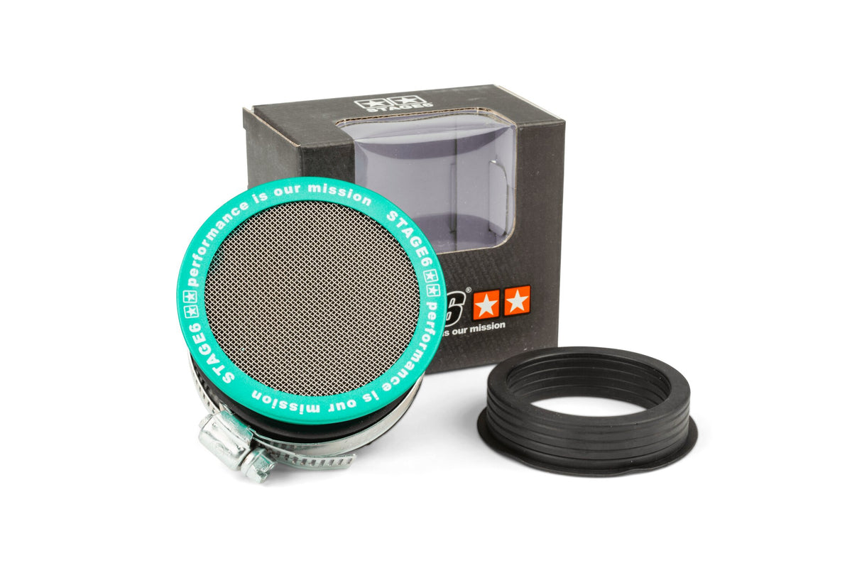 Bell Mouth with grille 50/60mm Stage6 Turquoise