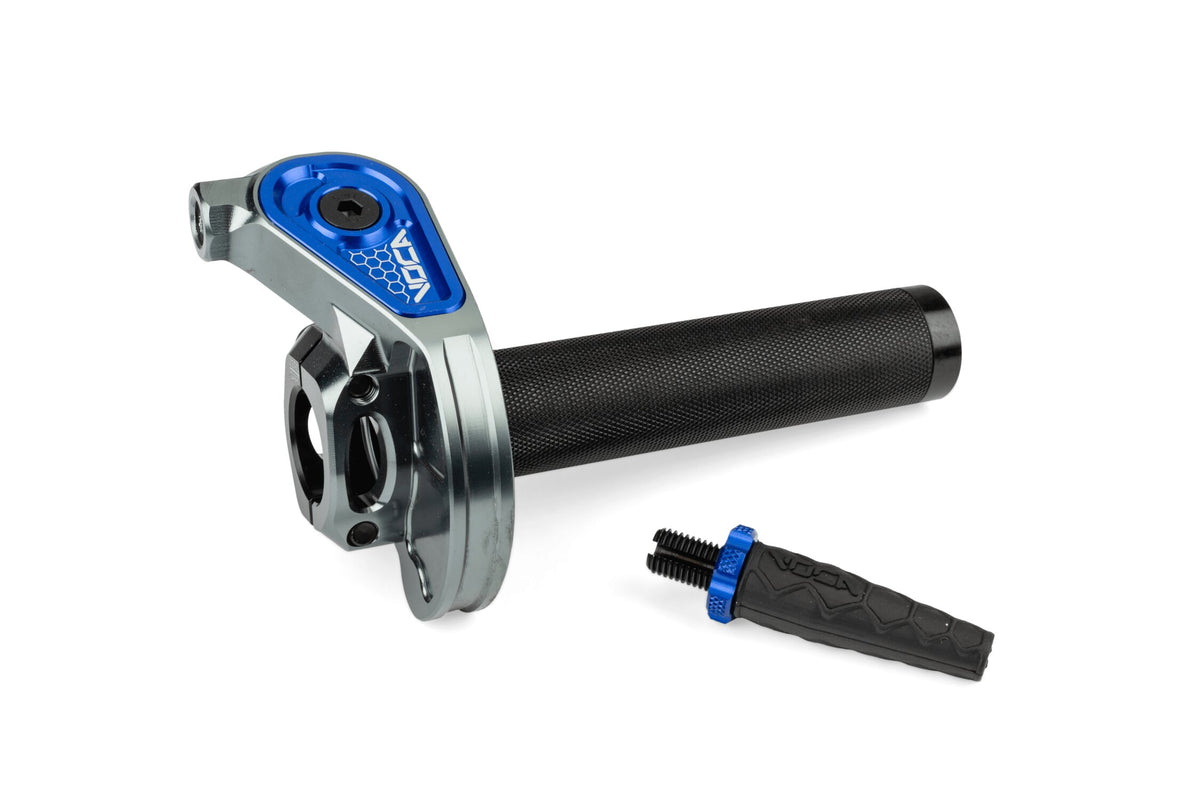 Quick-Action Throttle Voca Bestia CNC 90º Blue