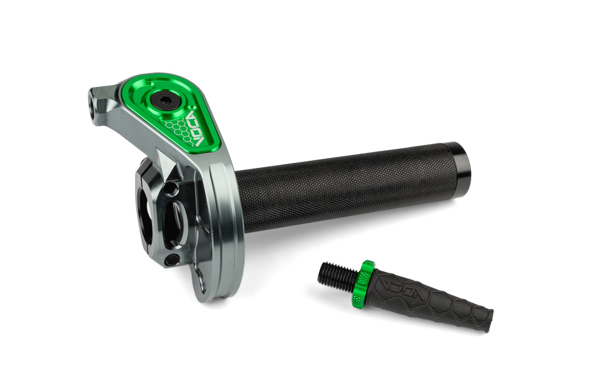 Quick-Action Throttle Voca Bestia CNC 90º Green