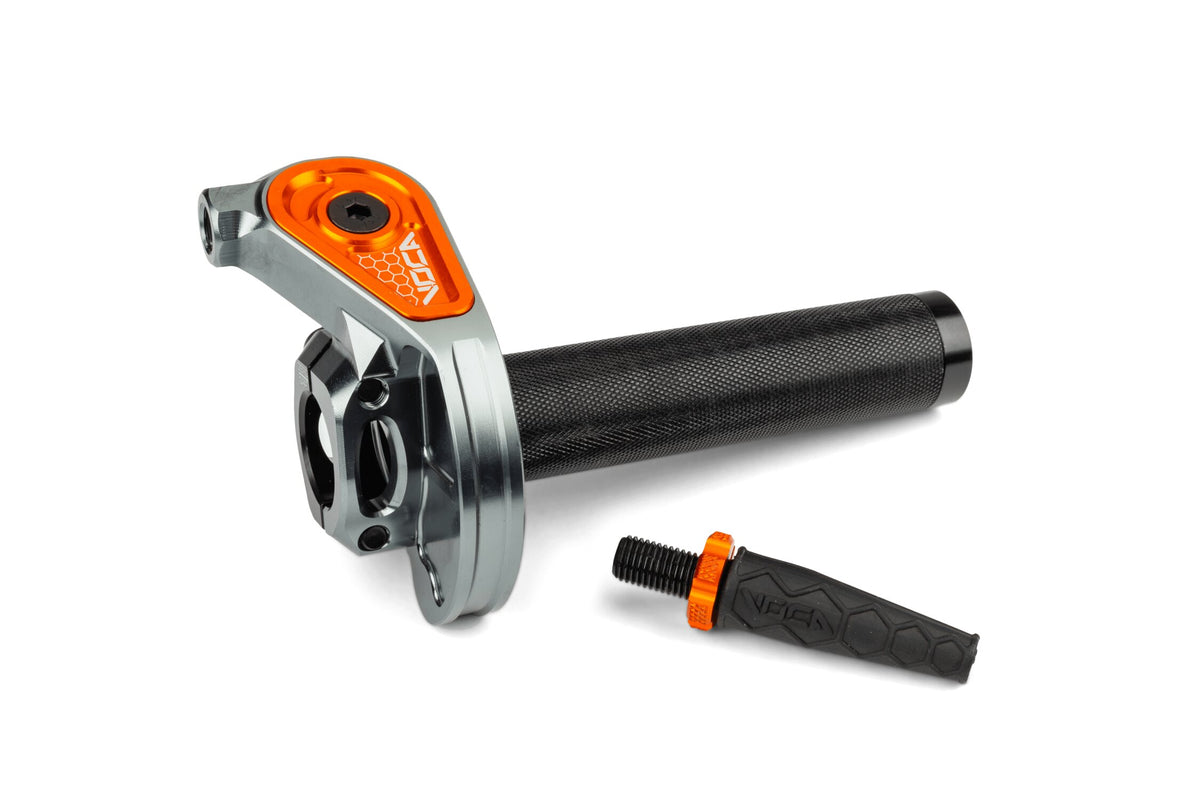 Quick-Action Throttle Voca Bestia CNC 90º Orange