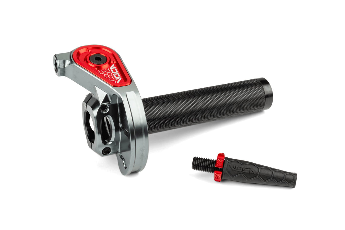 Quick-Action Throttle Voca Bestia CNC 90º Red