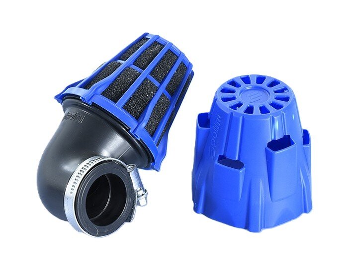 Air Filter Polini Air Box 140x80mm 46mm Polini CP 90° blue