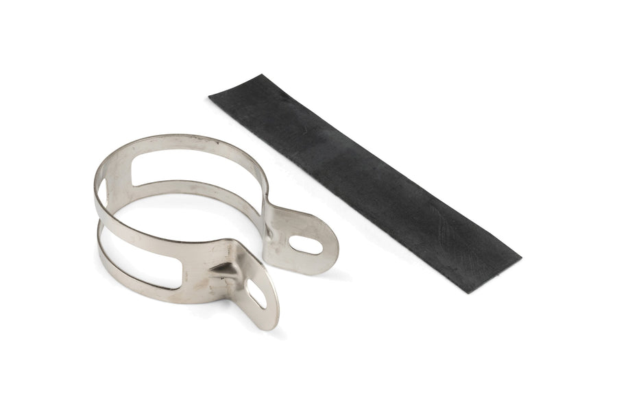 Silencer Clamp stainless steel d.60mm with scuff guard KRM