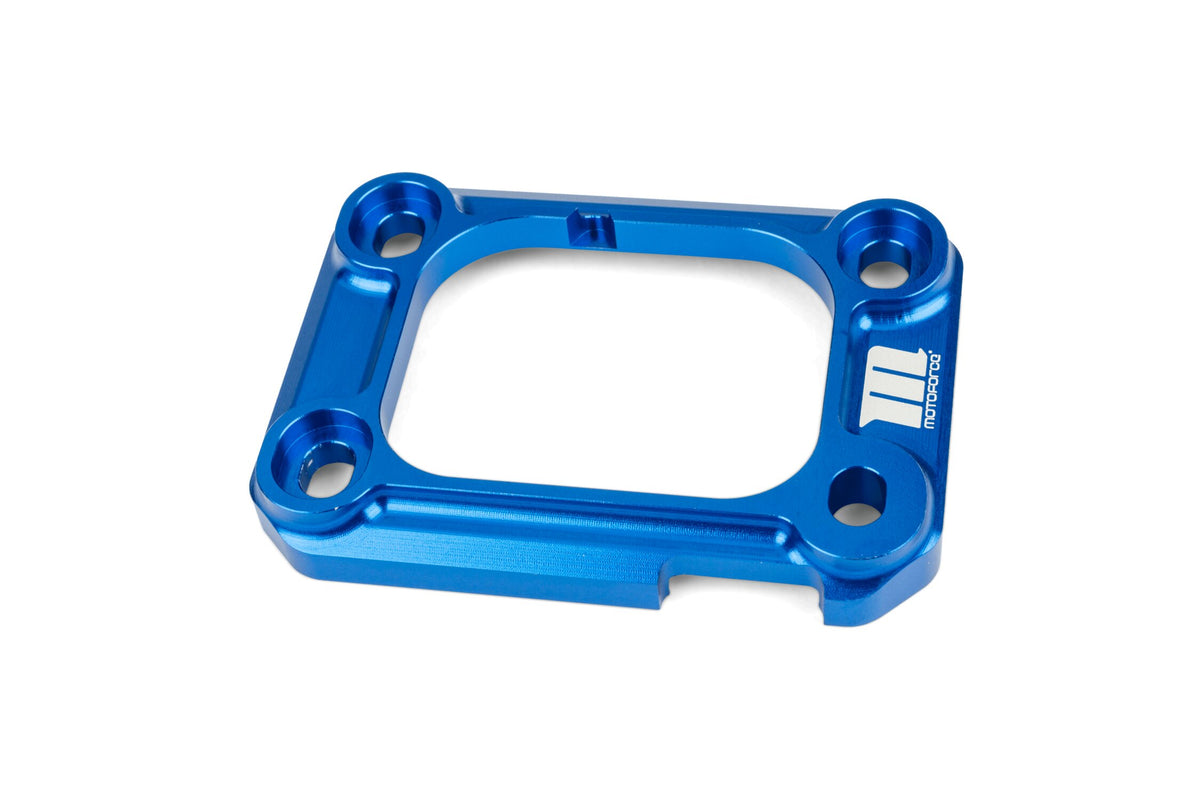 Intake Manifold Plate Motoforce Racing AM6 / Derbi blue