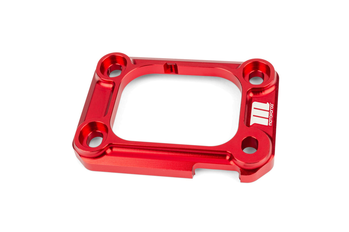 Intake Manifold Plate Motoforce Racing AM6 / Derbi red