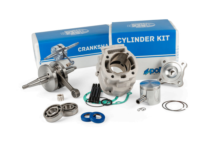 Tuning Kit cylinder + crankshaft Polini Alu Racing 80cc Derbi Euro 3 / 4