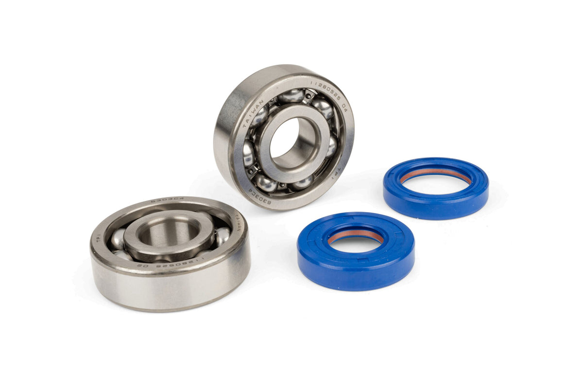 Crankshaft Bearings Polini + Oil Seals Minarelli AM6