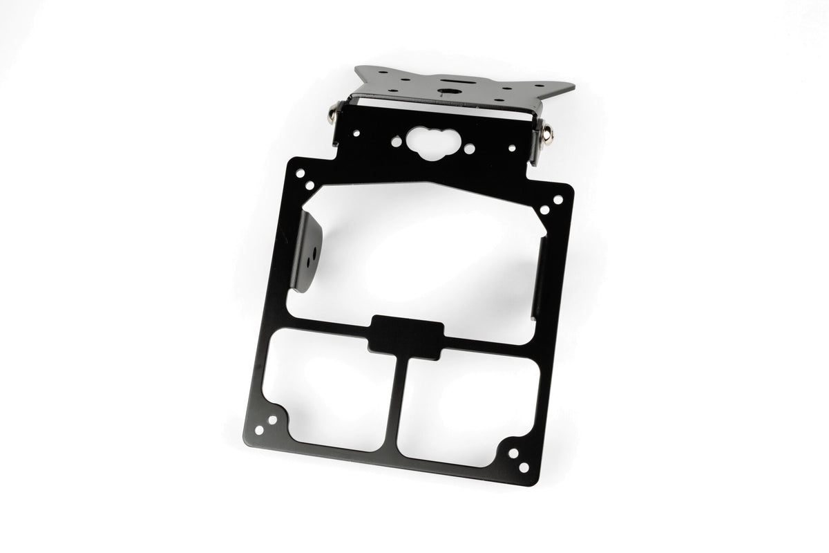 License Plate Holder STR8 adjustable aluminium black