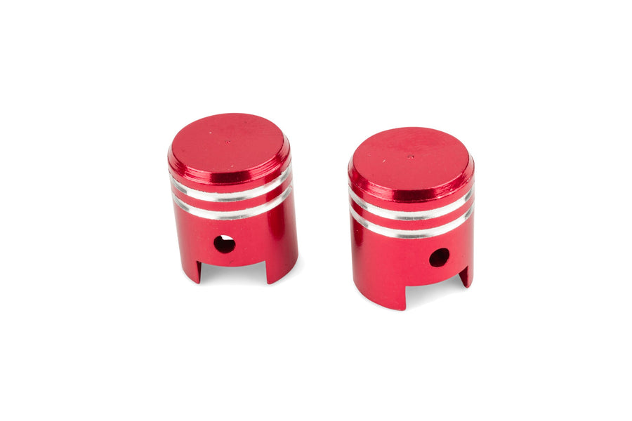 Valve Caps STR8 Piston red