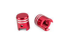 Valve Caps STR8 Piston red