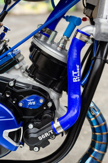 Radiator Hose Set Stage6 R/T blue Derbi Euro 3 and Euro 4