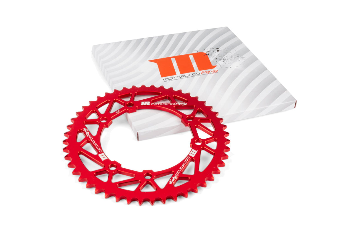 Rear Sprocket 48T 420 MotoForce Racing Rieju MRT Alu Red