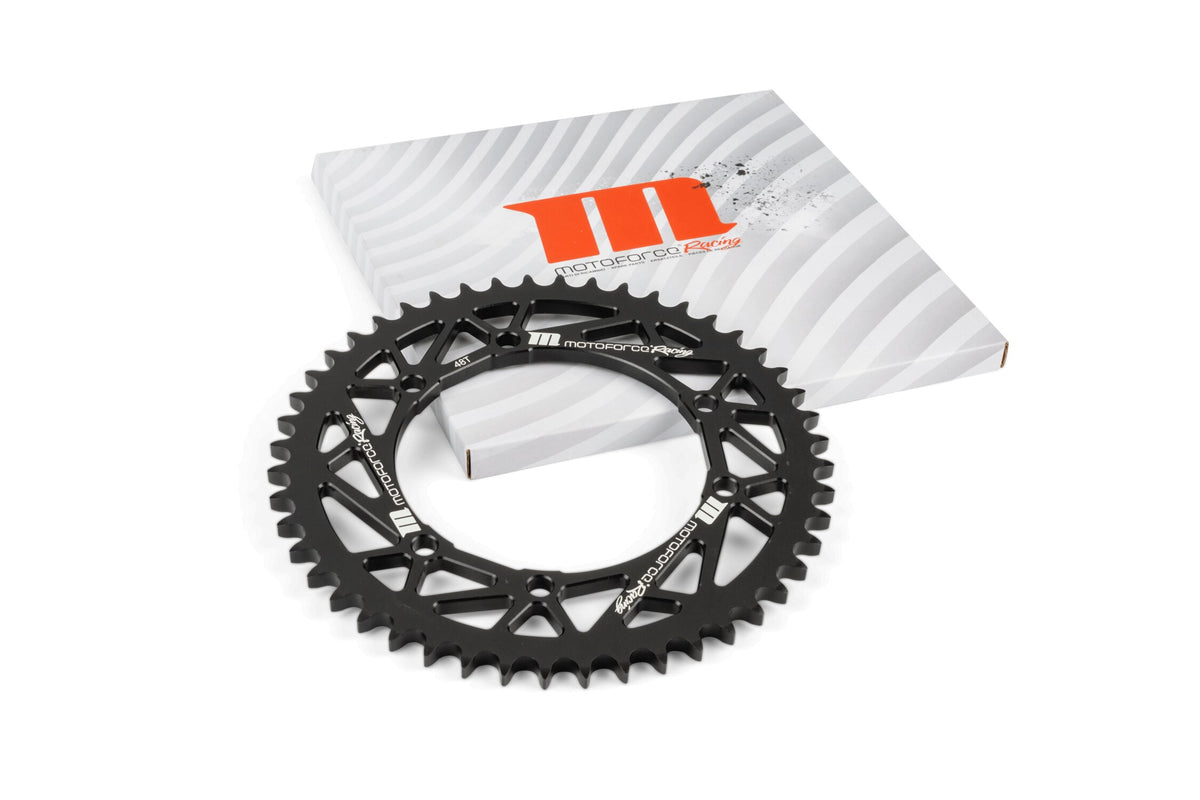 Rear Sprocket 48T 428 MotoForce Racing Sherco 50 Alu Black