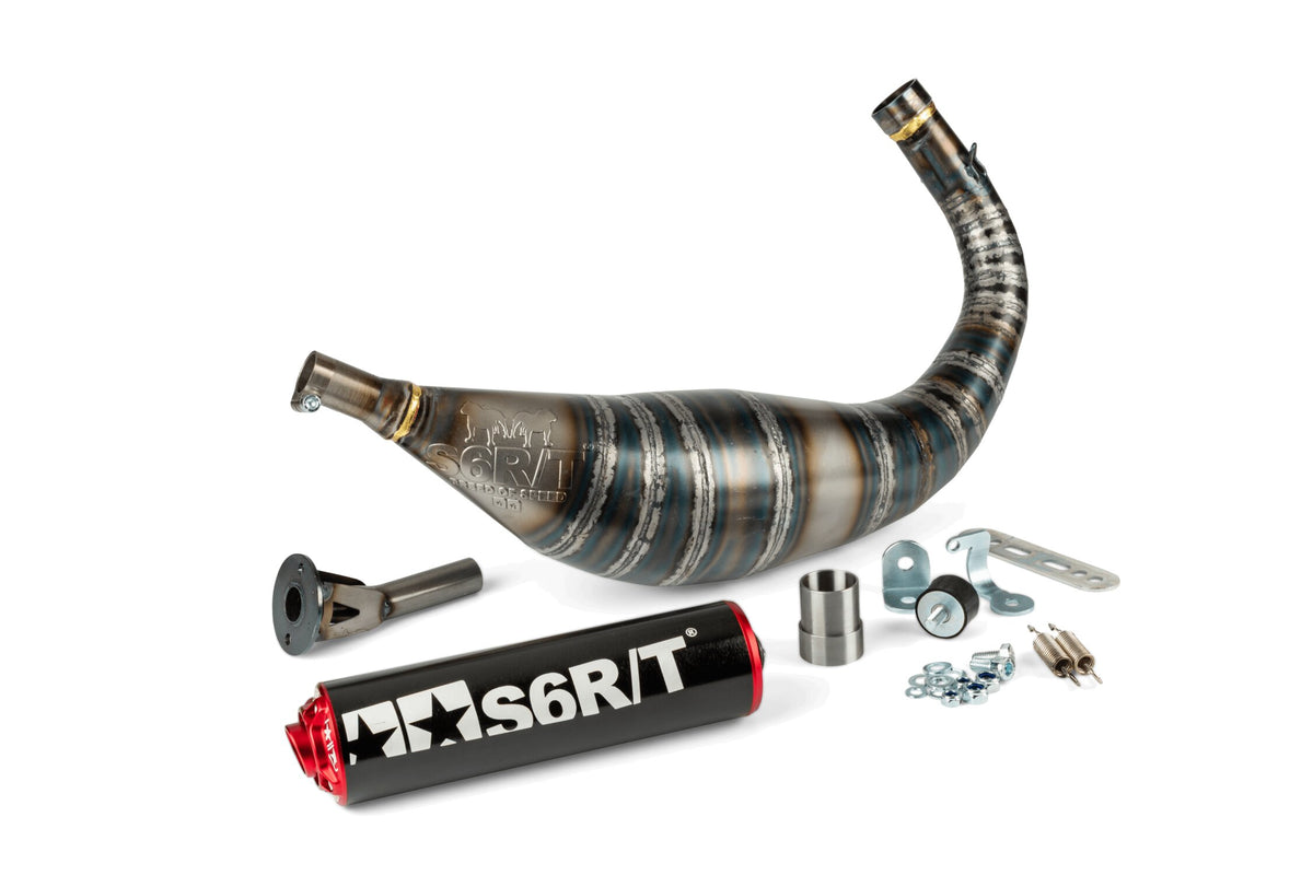 Exhaust Stage6 R/T 80 - 90 AM6 Black / Red