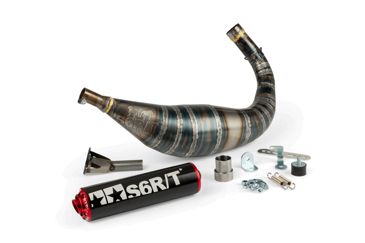 Exhaust Stage6 R/T 90 - 100 AM6 Black / Red