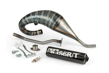 Exhaust Stage6 R/T 70 - 80 high mount Derbi Black