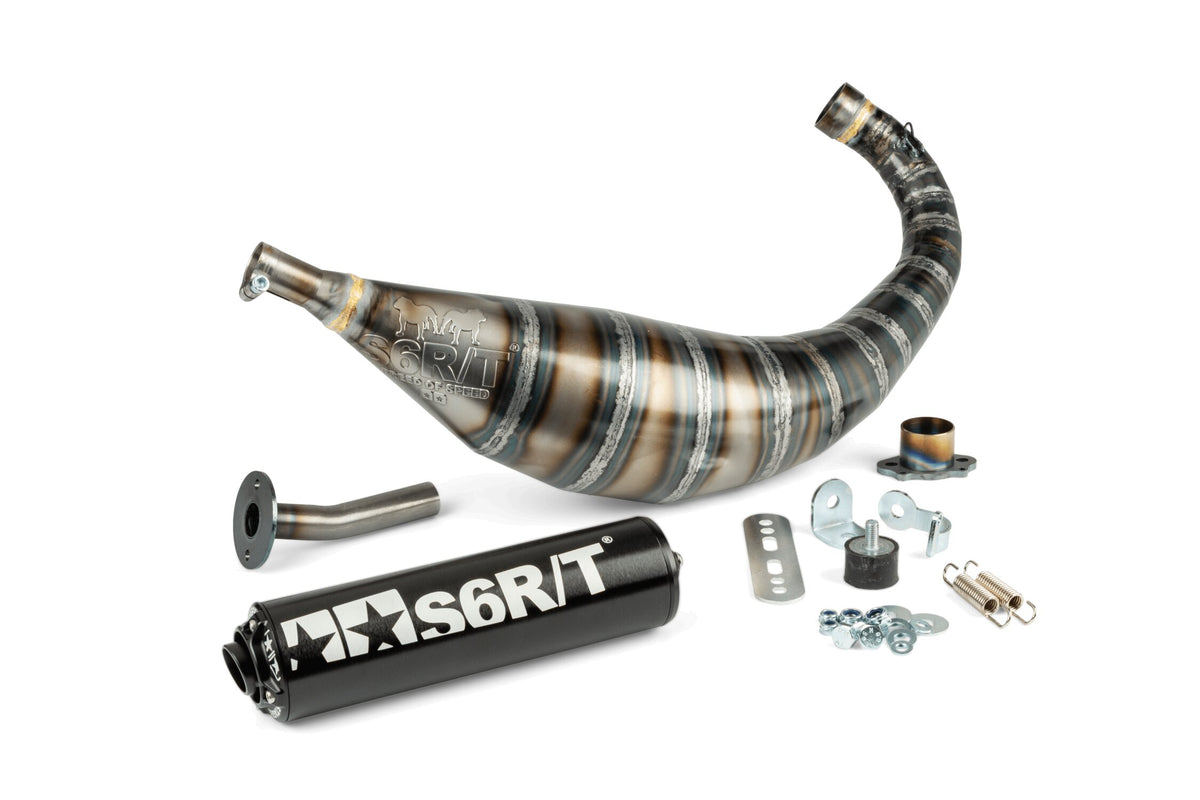 Exhaust Stage6 R/T 80 - 90 Derbi Black