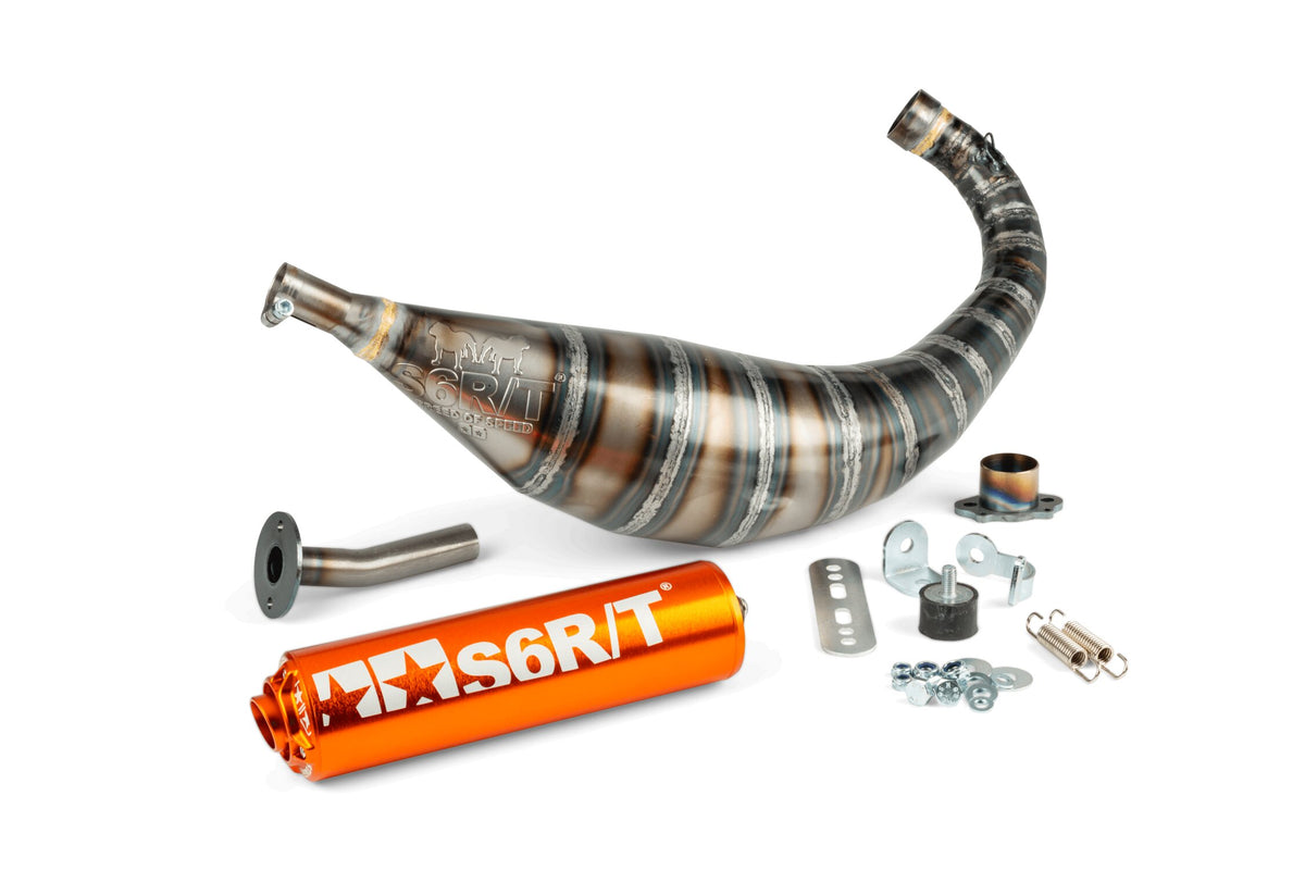 Exhaust Stage6 R/T 80 - 90 Derbi Orange