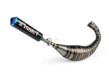 Exhaust Stage6 R/T 90 - 100 Derbi Black / Blue