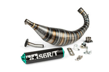 Exhaust Stage6 R/T 90 - 100 Derbi Black / Turquoise