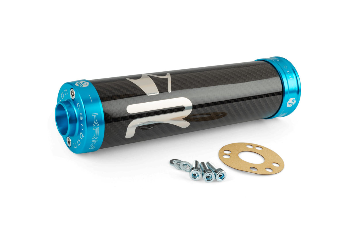 Silencer KRM Carbon Hologram 70-90cc turquoise