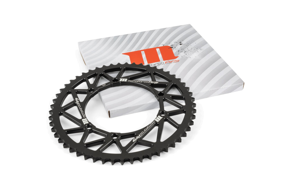 Rear Sprocket 53T 428 MotoForce Racing Sherco 50 Alu Black