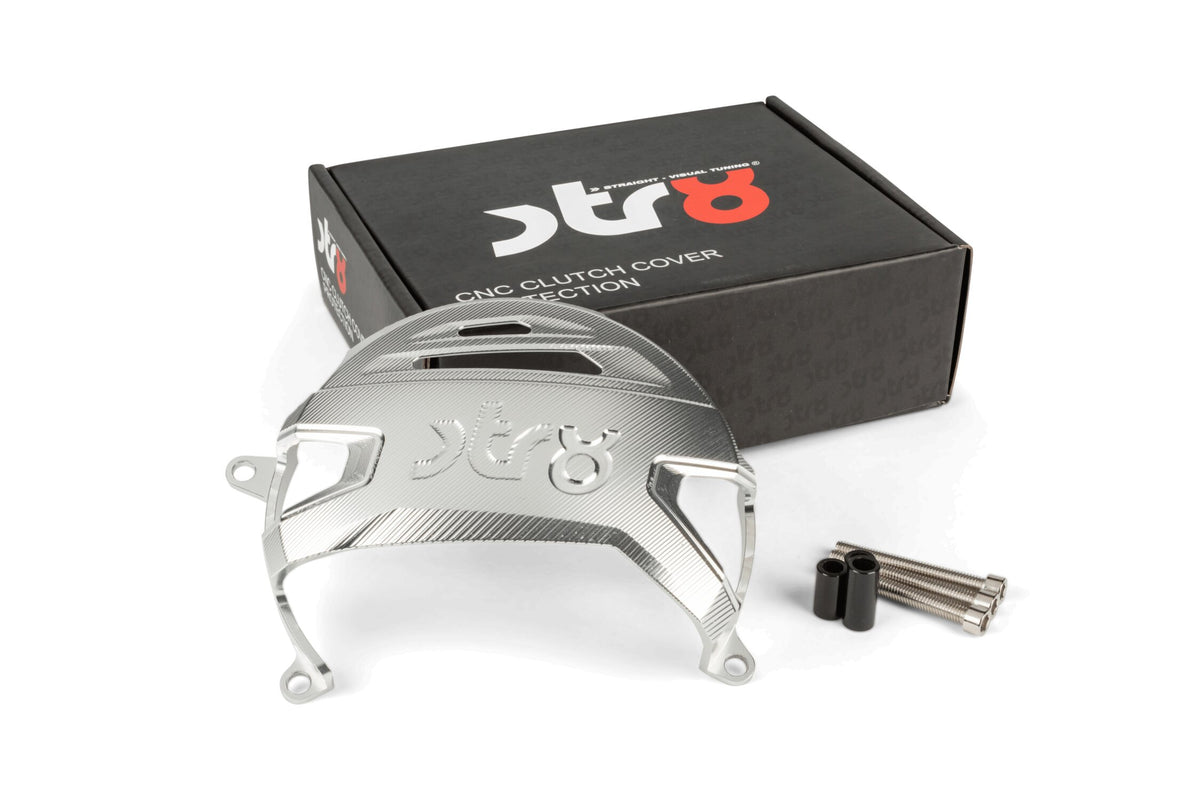 Clutch Case Guard STR8 AM6 Alu CNC silver