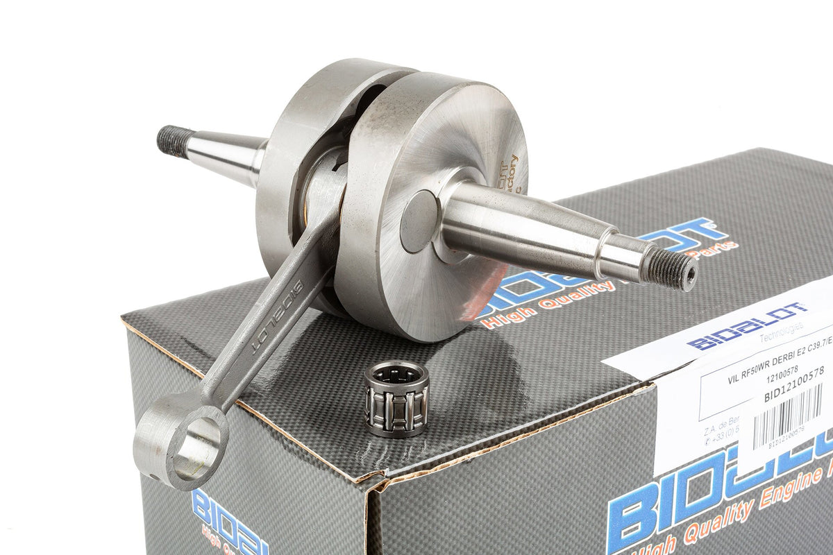 Crankshaft Bidalot RF50WR 39,7mm stroke / 85mm conrod Derbi Euro 2