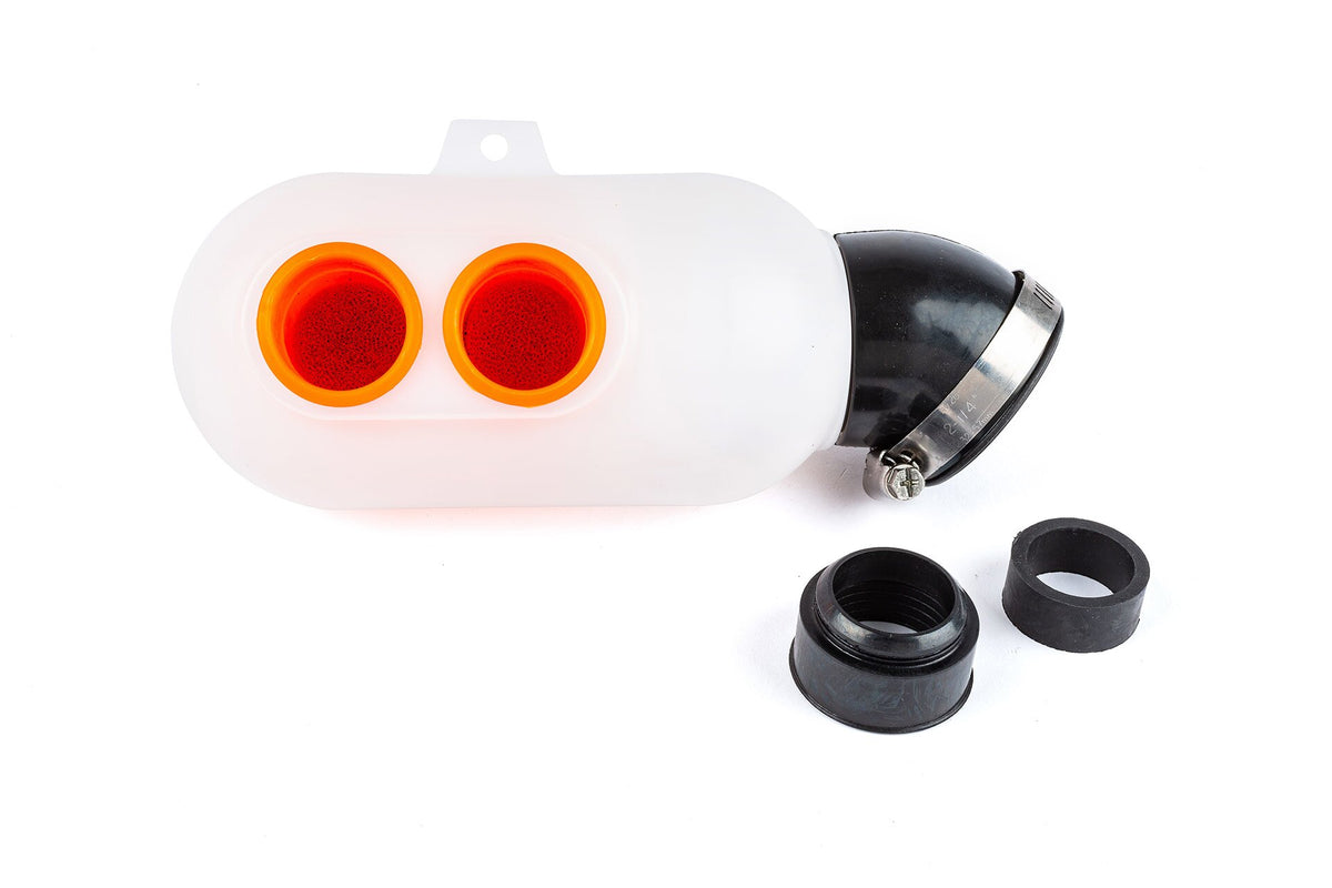 Karting Airbox Motoforce Racing 35mm weiß / orange