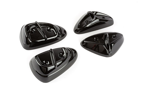 Bumper Pads (x4) STR8 black MBK Stunt / Yamaha Slider