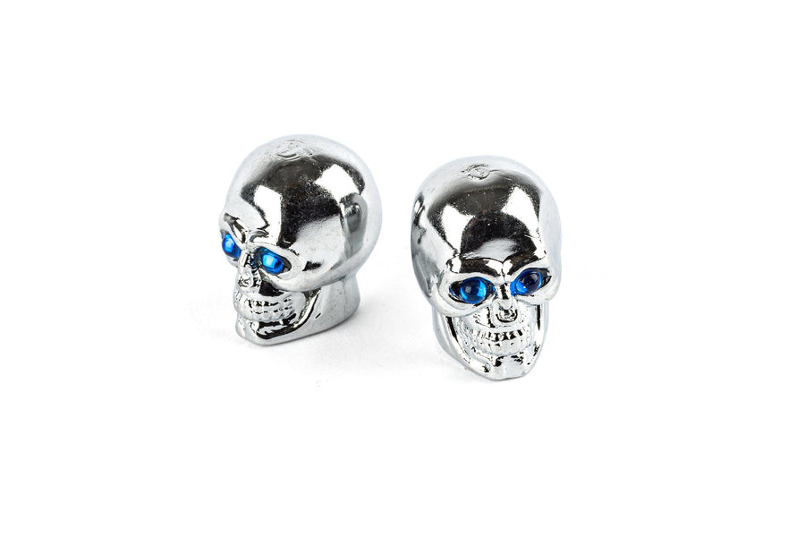 Valve Caps STR8 Skull chrome