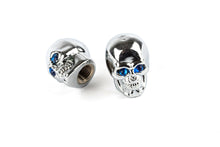 Valve Caps STR8 Skull chrome