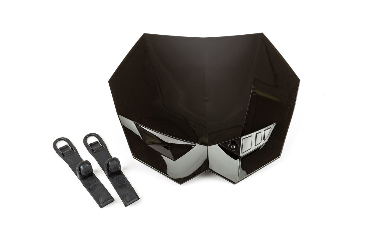 Headlight Mask Motocross STR8 without lamps black