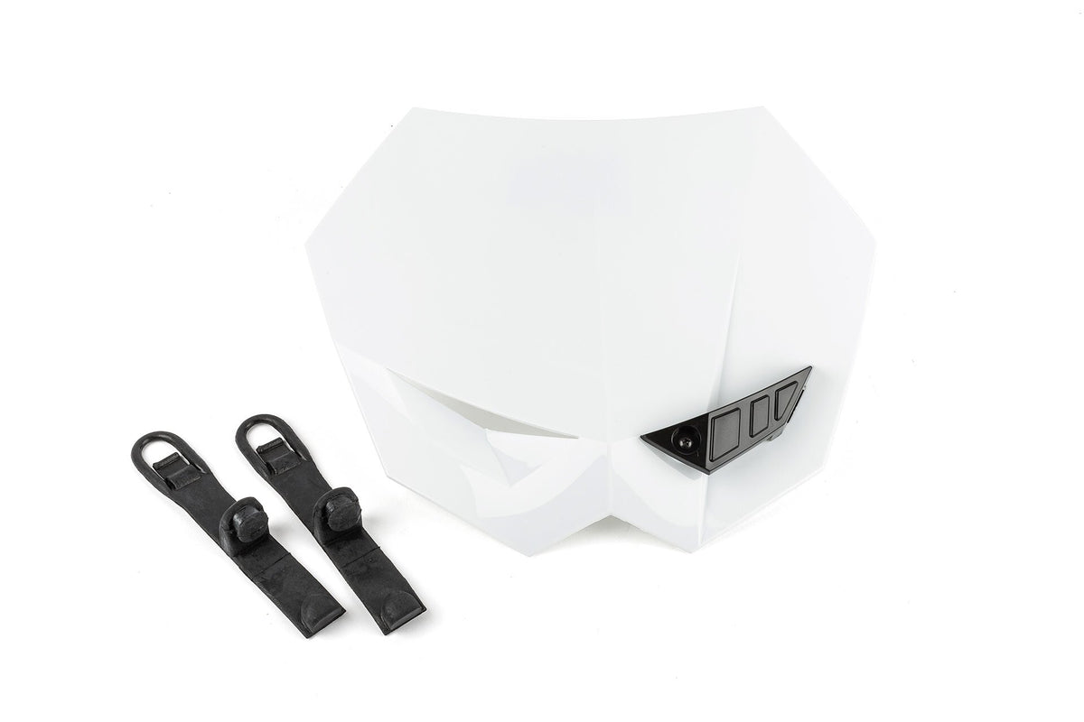 Headlight Mask Motocross STR8 without lamps white