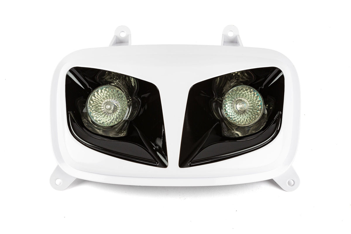 Twin Headlight STR8 white / black Yamaha BW's from 2004